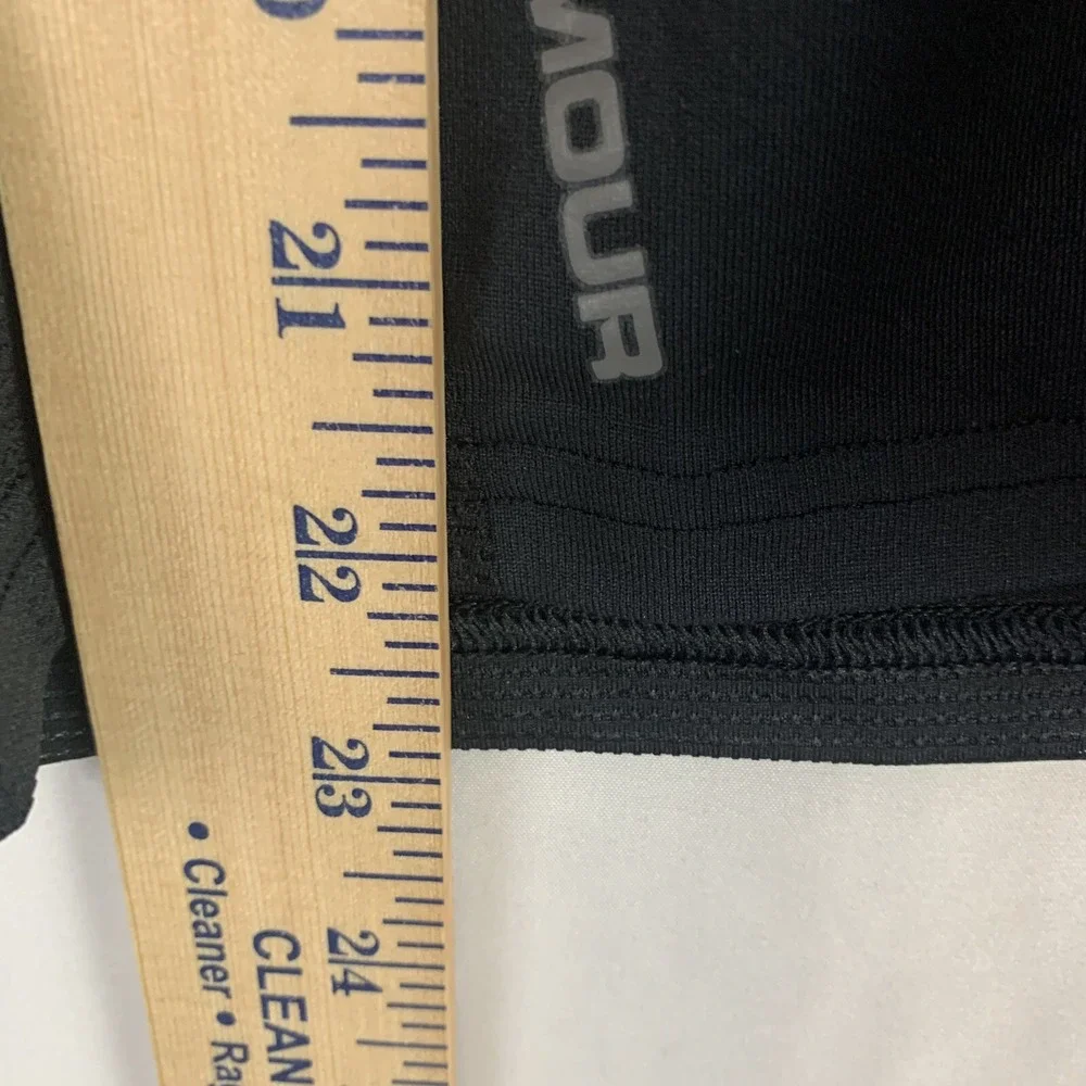 Under Armour Girls Black All Seasons‎ Gear Zip Track Jacket YMD Thumb Holes